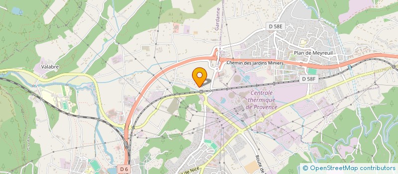 localisation de l'entreprise MONSIEUR VALENTIN MERRIEN à GARDANNE