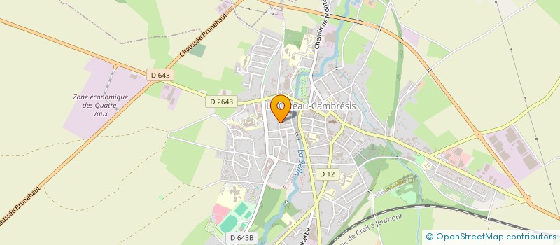 localisation de l'entreprise MONSIEUR VALENTIN MESA  LE CATEAU-CAMBRESIS