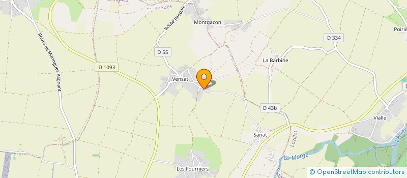 localisation de l'entreprise MONSIEUR VALENTIN MEUNIER à MARINGUES