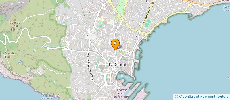 localisation de l'entreprise MONSIEUR VALENTIN MICHEL à LA CIOTAT
