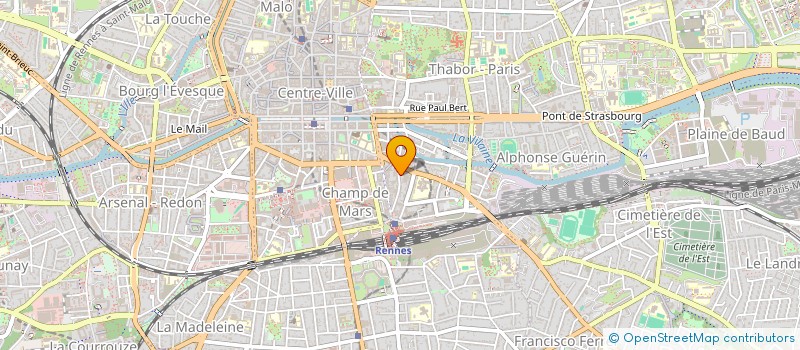 localisation de l'entreprise MONSIEUR VALENTIN MICHON  RENNES