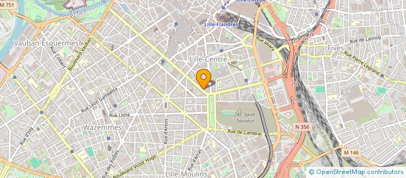 localisation de l'entreprise MONSIEUR VALENTIN MIGNEAU à LILLE