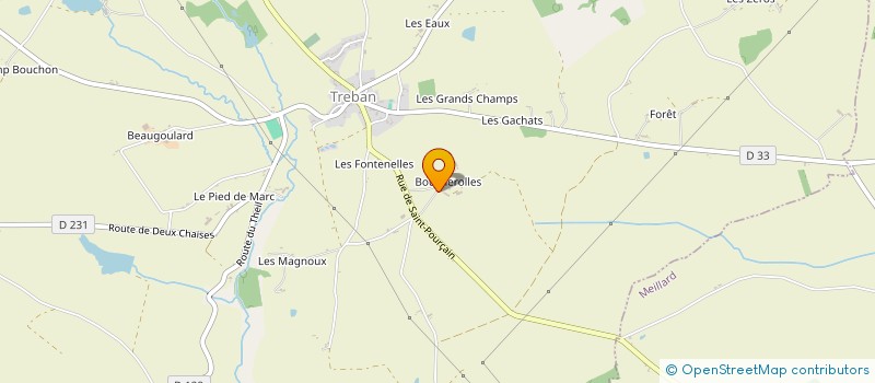 localisation de l'entreprise MONSIEUR VALENTIN MOGINOT à DEUX-CHAISES