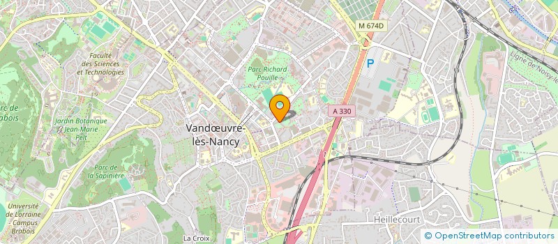 localisation de l'entreprise MONSIEUR VALENTIN MOINON  VANDUVRE-LES-NANCY