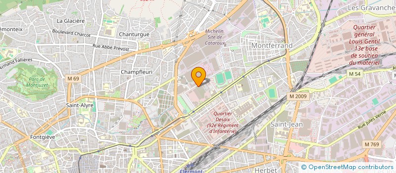 localisation de l'entreprise MONSIEUR VALENTIN MONNIER  CLERMONT-FERRAND