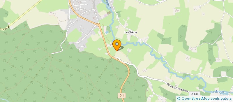 localisation de l'entreprise MONSIEUR VALENTIN MONTEAN  VIBRAYE