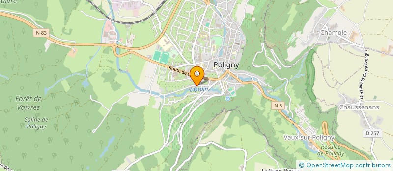 localisation de l'entreprise MONSIEUR VALENTIN MOREL  POLIGNY