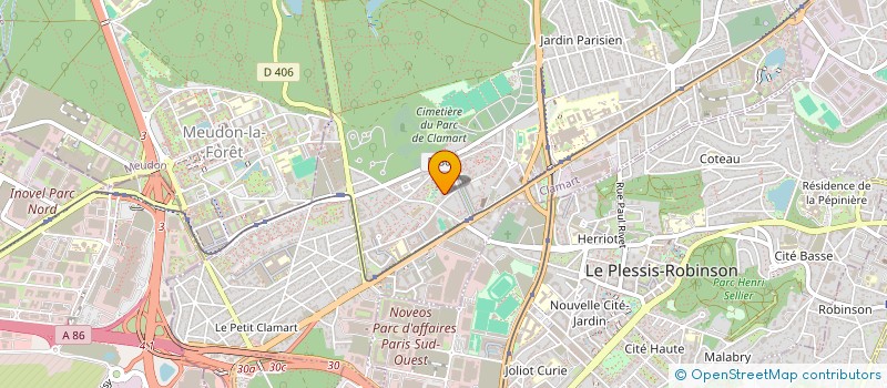 localisation de l'entreprise MONSIEUR VALENTIN MORIN-TOQUARD à CLAMART
