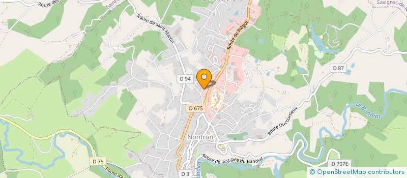 localisation de l'entreprise MONSIEUR VALENTIN MOUSNIER  NONTRON