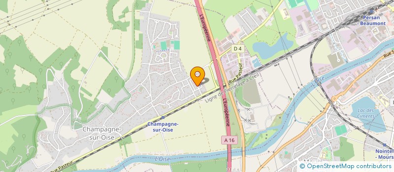 localisation de l'entreprise MONSIEUR VALENTIN MOYSAN  CHAMPAGNE-SUR-OISE