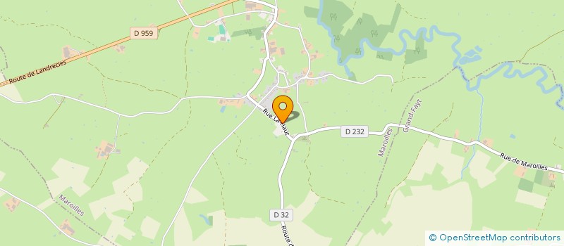 localisation de l'entreprise MONSIEUR VALENTIN MOZE  MAROILLES