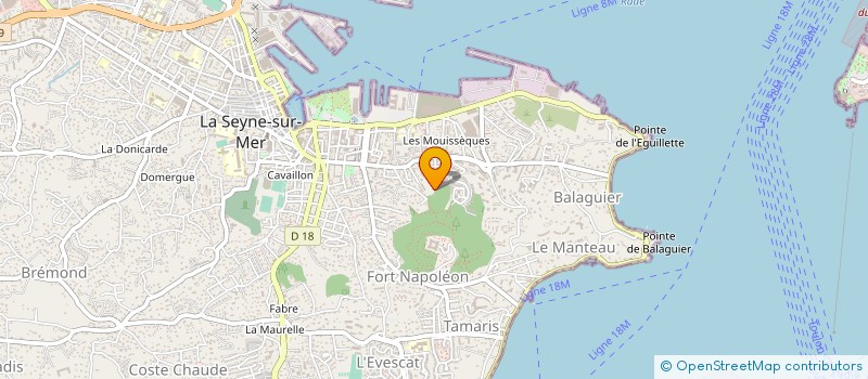 localisation de l'entreprise MONSIEUR VALENTIN NAPOLETANO à LA SEYNE-SUR-MER