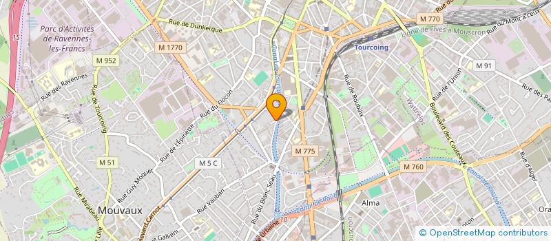 localisation de l'entreprise MONSIEUR VALENTIN NENOV  TOURCOING