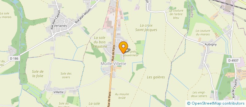 localisation de l'entreprise MONSIEUR VALENTIN NIOT  MUILLE-VILLETTE