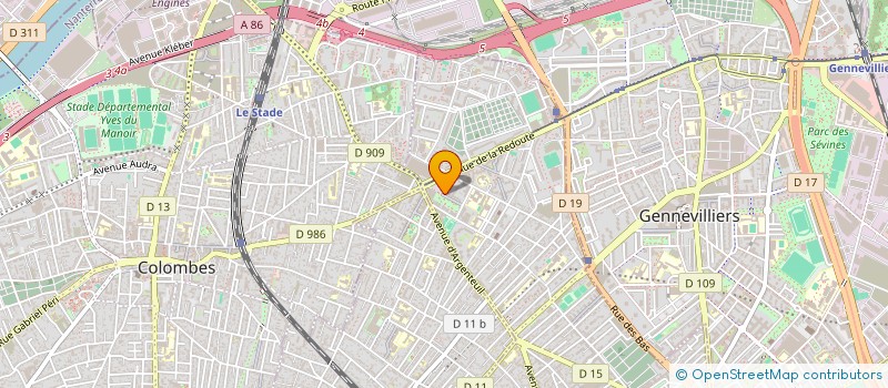 localisation de l'entreprise MONSIEUR VALENTIN NKANZA NSUMBU VALENTIN MEDDY ARNAUD à ASNIERES-SUR-SEINE