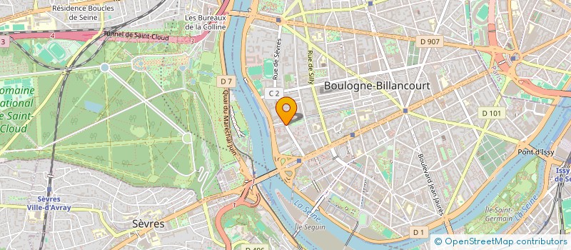 localisation de l'entreprise MONSIEUR VALENTIN NOEL à BOULOGNE-BILLANCOURT