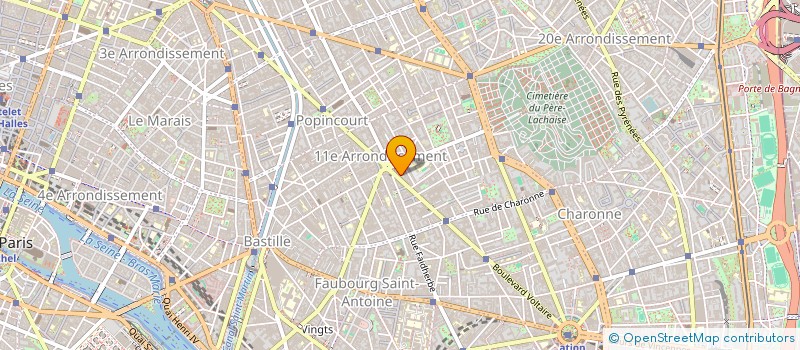 localisation de l'entreprise MONSIEUR VALENTIN NOEL  PARIS