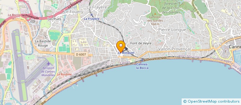 localisation de l'entreprise MONSIEUR VALENTIN NOEL à CANNES