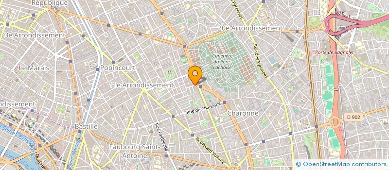 localisation de l'entreprise MONSIEUR VALENTIN NOHAZIC  PARIS