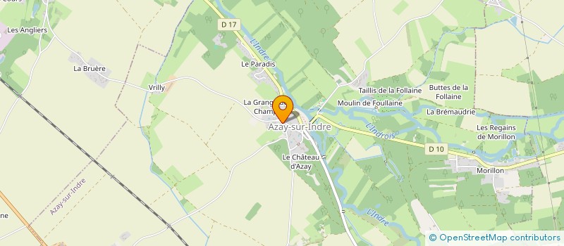 localisation de l'entreprise MONSIEUR VALENTIN NOUVEAU à AZAY-SUR-INDRE