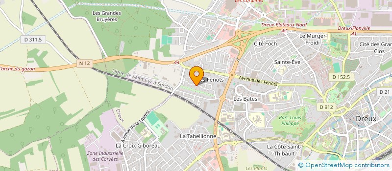 localisation de l'entreprise MONSIEUR VALENTIN NTUMBA à DREUX