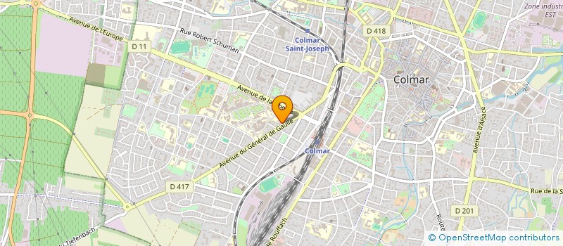 localisation de l'entreprise MONSIEUR VALENTIN OLIER  COLMAR