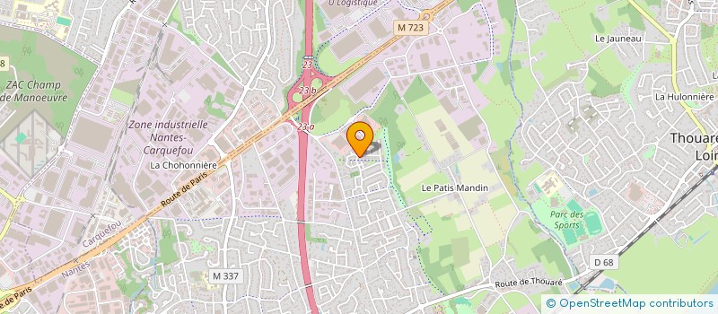 localisation de l'entreprise MONSIEUR VALENTIN OSCURO  SAINTE-LUCE-SUR-LOIRE