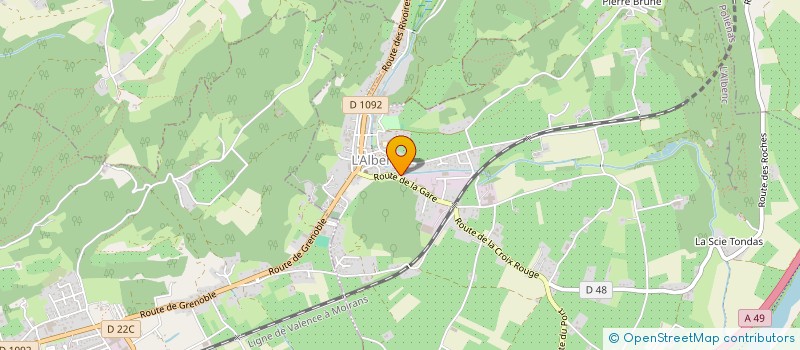 localisation de l'entreprise MONSIEUR VALENTIN PACE  L'ALBENC