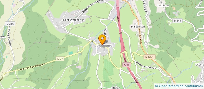 localisation de l'entreprise MONSIEUR VALENTIN PAGET  COPPONEX