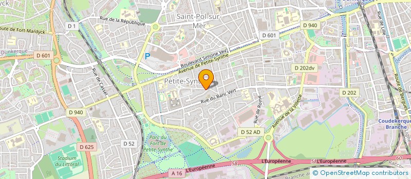 localisation de l'entreprise MONSIEUR VALENTIN PALENTIN à DUNKERQUE