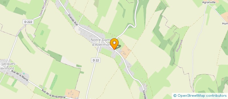 localisation de l'entreprise MONSIEUR VALENTIN PANNETRAT  NOTRE-DAME-D'ALIERMONT