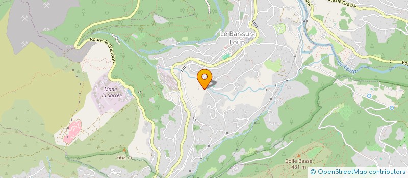 localisation de l'entreprise MONSIEUR VALENTIN PANTELEIMONOFF à LE BAR-SUR-LOUP