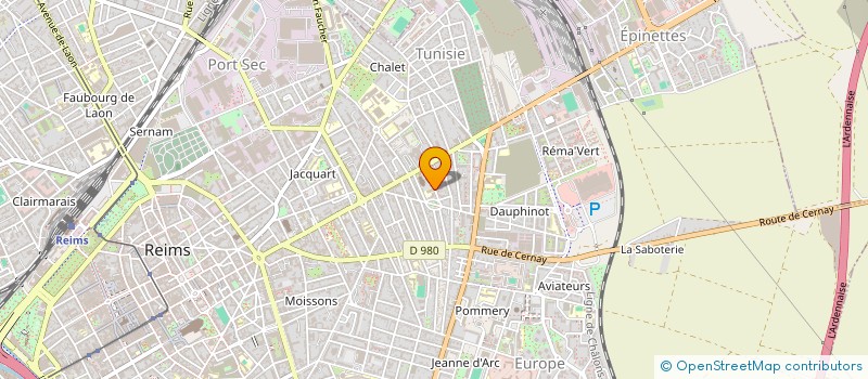 localisation de l'entreprise MONSIEUR VALENTIN PARADIS  REIMS