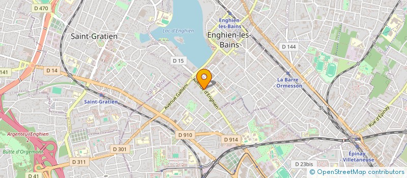 localisation de l'entreprise MONSIEUR VALENTIN PARIETTI  ENGHIEN-LES-BAINS