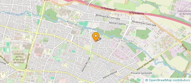localisation de l'entreprise MONSIEUR VALENTIN PARIS à PAU