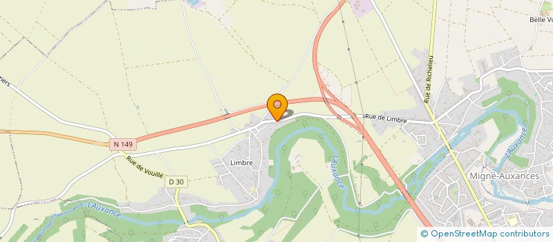 localisation de l'entreprise MONSIEUR VALENTIN PASQUIER à MIGNE-AUXANCES