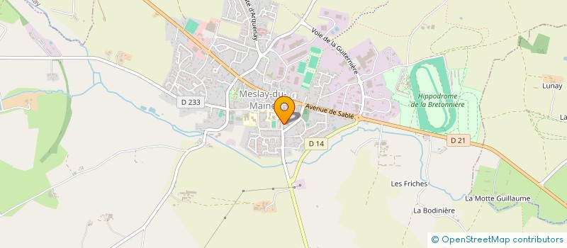 localisation de l'entreprise MONSIEUR VALENTIN PATEAU à BAUGE EN ANJOU