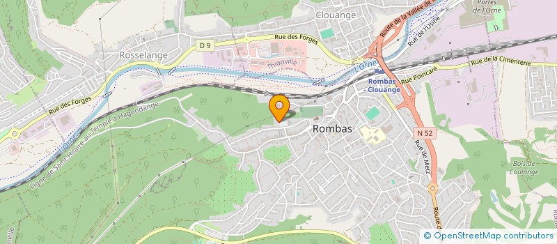 localisation de l'entreprise MONSIEUR VALENTIN PAWLAK  ROMBAS