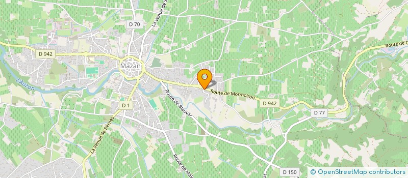 localisation de l'entreprise MONSIEUR VALENTIN PAYAN  MAZAN