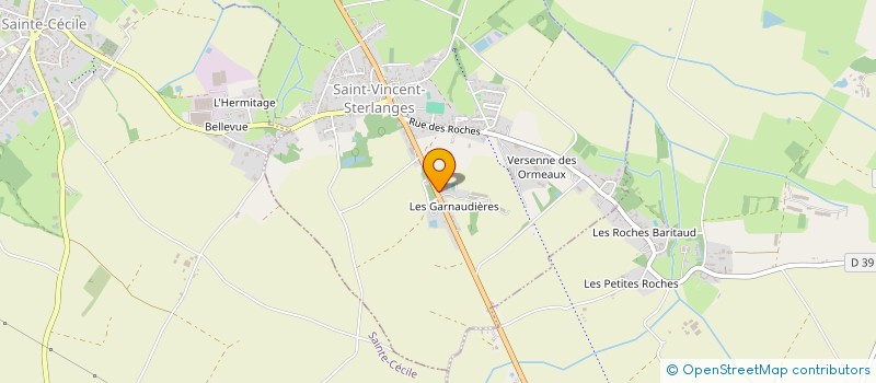 localisation de l'entreprise MONSIEUR VALENTIN PAYET  SAINT-VINCENT-STERLANGES