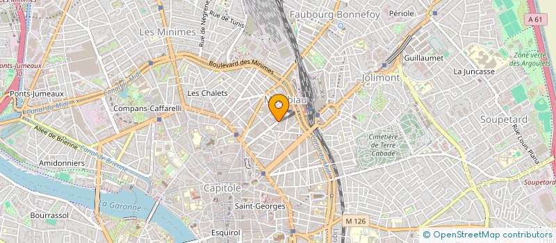 localisation de l'entreprise MONSIEUR VALENTIN PECH  TOULOUSE