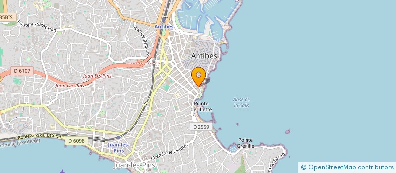 localisation de l'entreprise MONSIEUR VALENTIN PECHON  ANTIBES