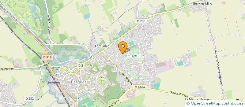 localisation de l'entreprise MONSIEUR VALENTIN PEEREN  HOYMILLE