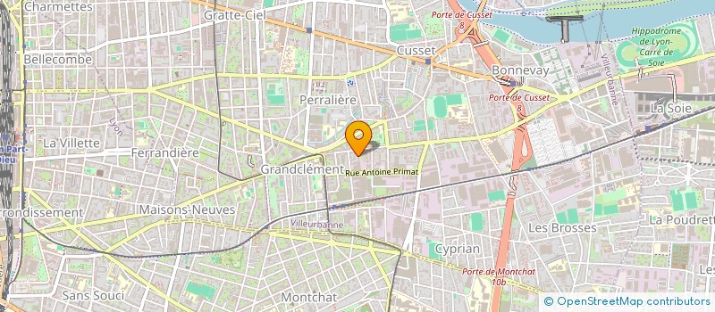 localisation de l'entreprise MONSIEUR VALENTIN PENNECOT  VILLEURBANNE