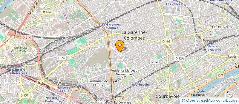 localisation de l'entreprise MONSIEUR VALENTIN PEREZ à LA GARENNE-COLOMBES