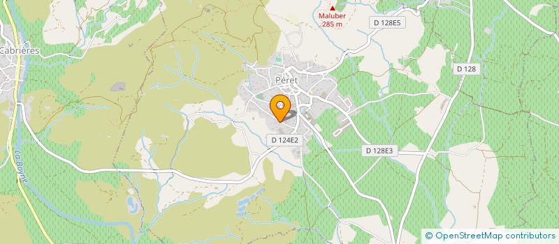 localisation de l'entreprise MONSIEUR VALENTIN PEREZ  PERET