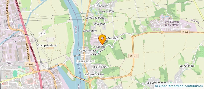 localisation de l'entreprise MONSIEUR VALENTIN PERRIN  BEAUREGARD