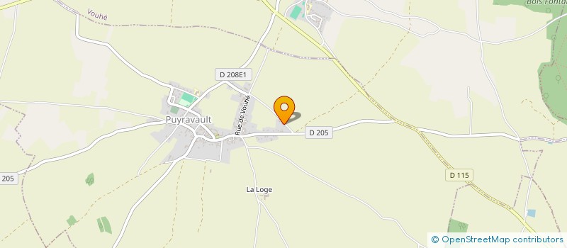 localisation de l'entreprise MONSIEUR VALENTIN PETIOT  VOUHE