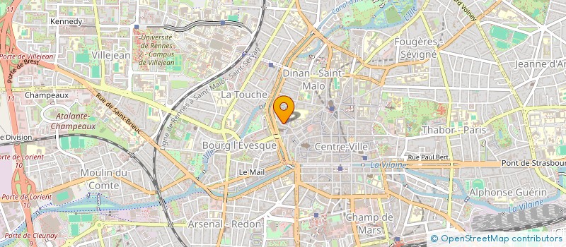 localisation de l'entreprise MONSIEUR VALENTIN PETIT  RENNES