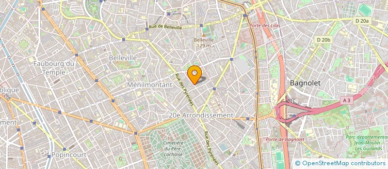 localisation de l'entreprise MONSIEUR VALENTIN PETITJEAN  PARIS